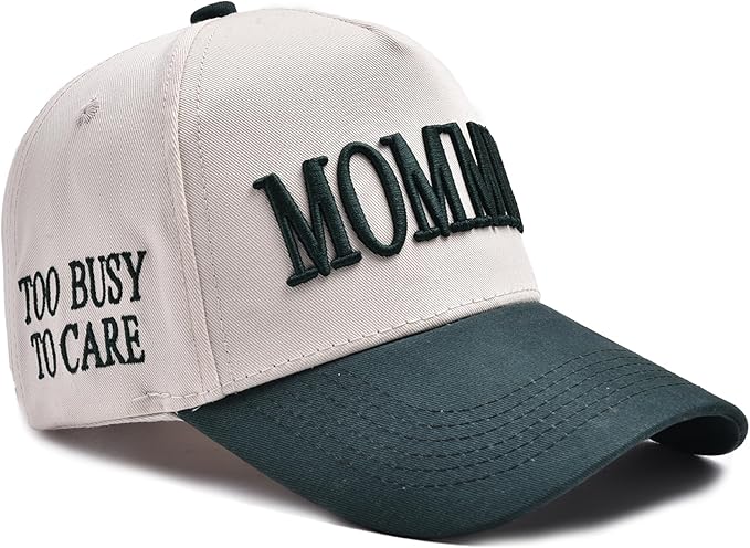 Womens Trucker Hat - with Mommin Embroidery Ponytail Fit - Mothers Day Great Gifts for Mom Wife Stepmom