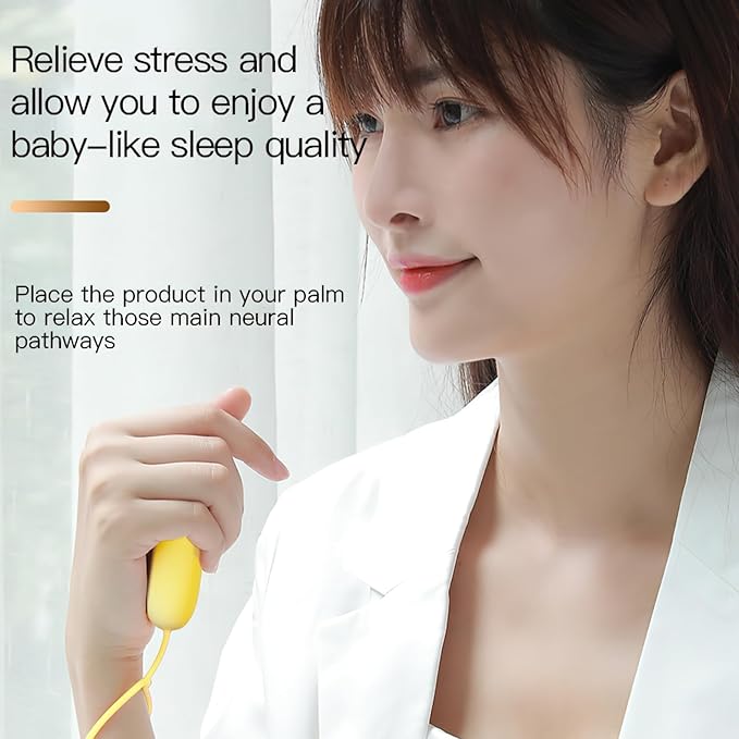 Sleep Aid Handheld Intelligent Device with App Control, Smart Pulse Technology for Sleep and Nap Support (Blue)