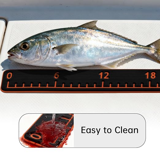 HZshark EVA Foam Fish Measuring Board, Fish Ruler with 3M Self-Adhesive Backing, 36" Fishing Tape Measure for Boats Sailboats Yachts Kayaks