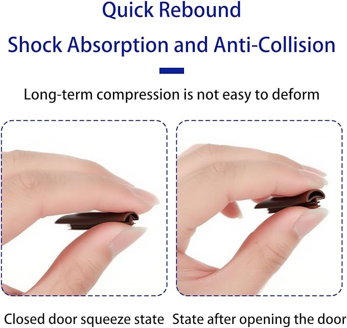 Window Seal Strip Weather Stripping for Windows and Doors Draft Blocker Soundproof Insulation Weatherproofing Easy to Install 8mm-Gray 10m