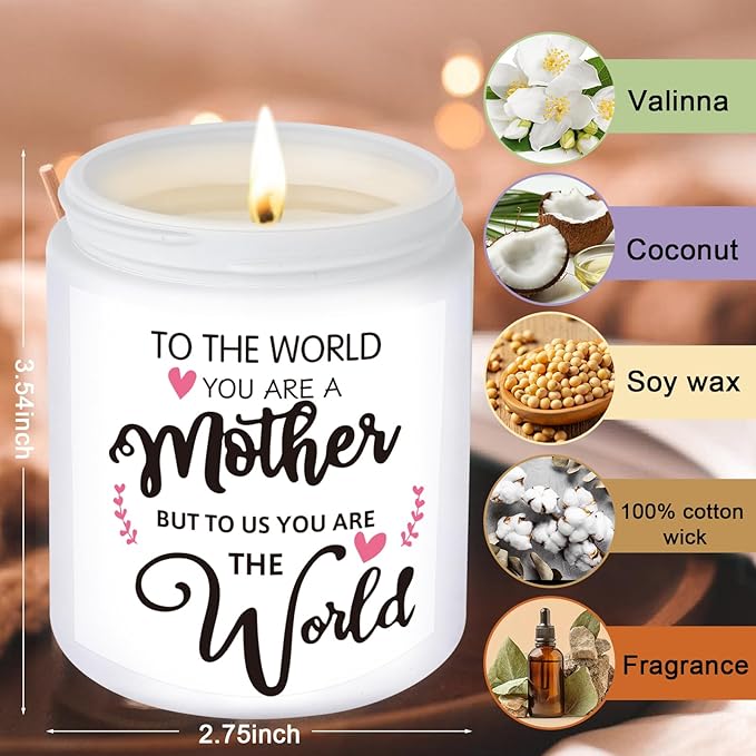Funny Mom Candle,Mothers Day Gifts for Mom from Daughter Kids Son, Birthday Gifts,Best Presents for Mum Christmas Valentines,Stepmom,Mother in Law, Candles for Mother's Day