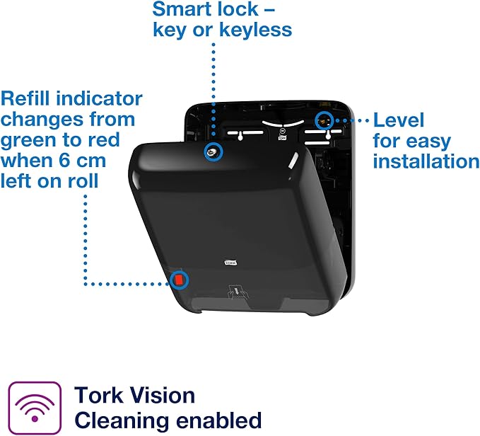Tork Matic Soft Hand Towel Roll (6 Rolls) and Tork Matic Paper Towel Dispenser