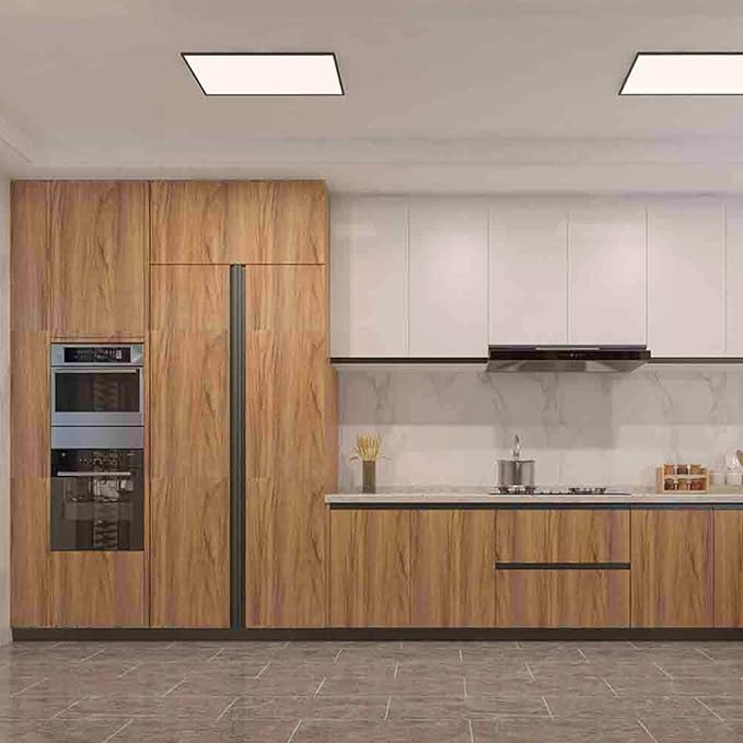 COSNIGHT Wood Grain Contact Paper Peel and Stick Wallpaper Self Adhesive Wall Paper for Countertop Drawer Shelf Liner Cabinet Easy to Clean 15.7In x 118In