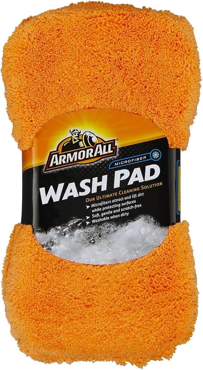 Car Wash Pad by Armor All, Microfiber Car Wash Supplies for Cars, Trucks and Motorcycles
