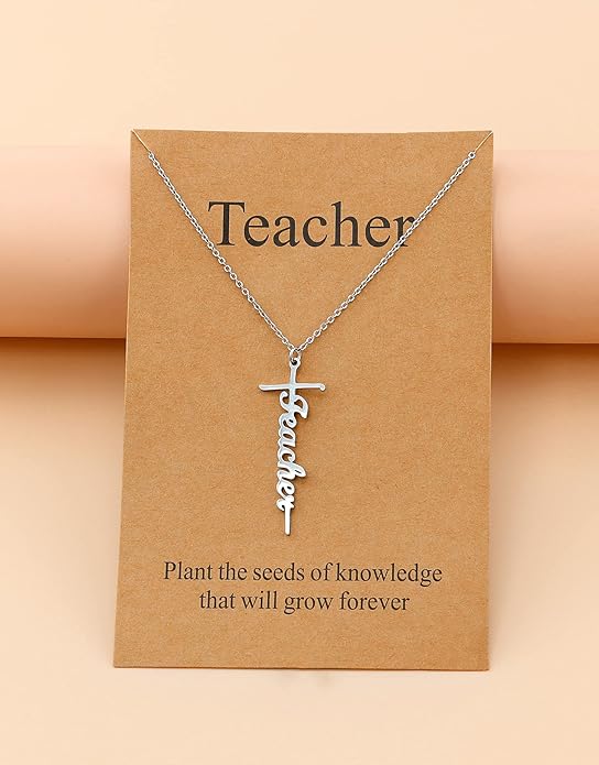 Lcherry Faith Cross Pendant Necklace for Women Religious Christian Jewelry Mother's Day Gifts for Women