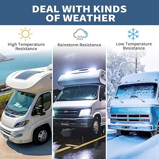 RV Roof Coating White, Wadities Waterproof Solar Reflective Sealant, Flexible RV Roof Sealant for Campers, Trailers, Motorhomes, Metal Buildings and Leak Repairs - 1 Gallon