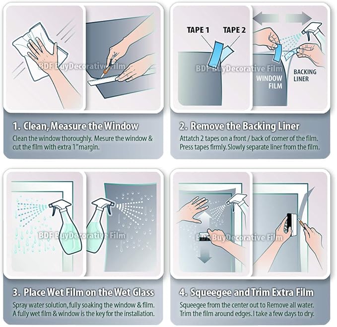 BDF NA35 Window Film Sun Control and Heat Rejection Natural Black 35 (Medium) - 36in X 100ft