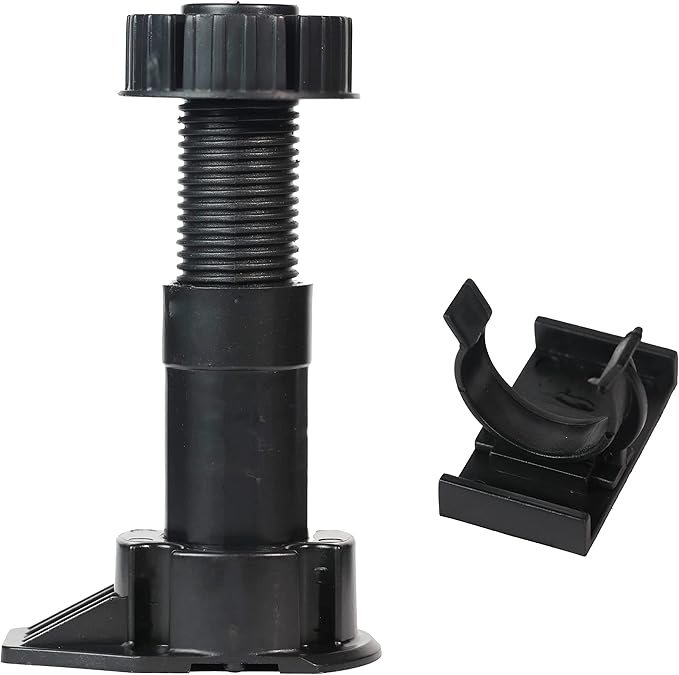 Berta 4-Pack, Cabinet Leveler Legs-330 lb Capacity Leg-Adjusts from 4"–5 1/10” (100-130 mm) (100-130 mm, 4 Pieces)