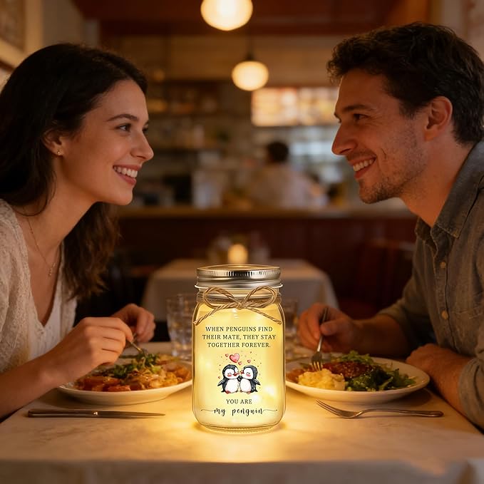 Valentines Day Gifts for Him Her Boyfriend Girlfriend, Anniversary for Men Women Couple, Romantic I Love You Gifts for Husband Wife Birthday Wedding Engagement Christmas Gift You Are My Penguin