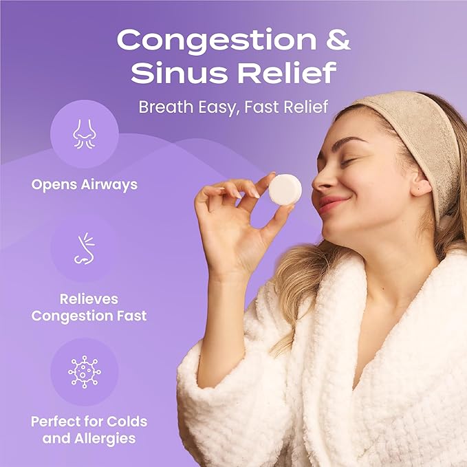 Body Restore Shower Steamers Aromatherapy 15 Pack – Mothers Day Gifts for Mom, Spa Gifts for Women, Relaxation Stress Relief Self Care – Premium Lavender Essential Oil Tablets