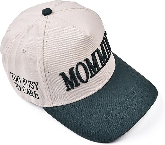 Womens Trucker Hat - with Mommin Embroidery Ponytail Fit - Mothers Day Great Gifts for Mom Wife Stepmom