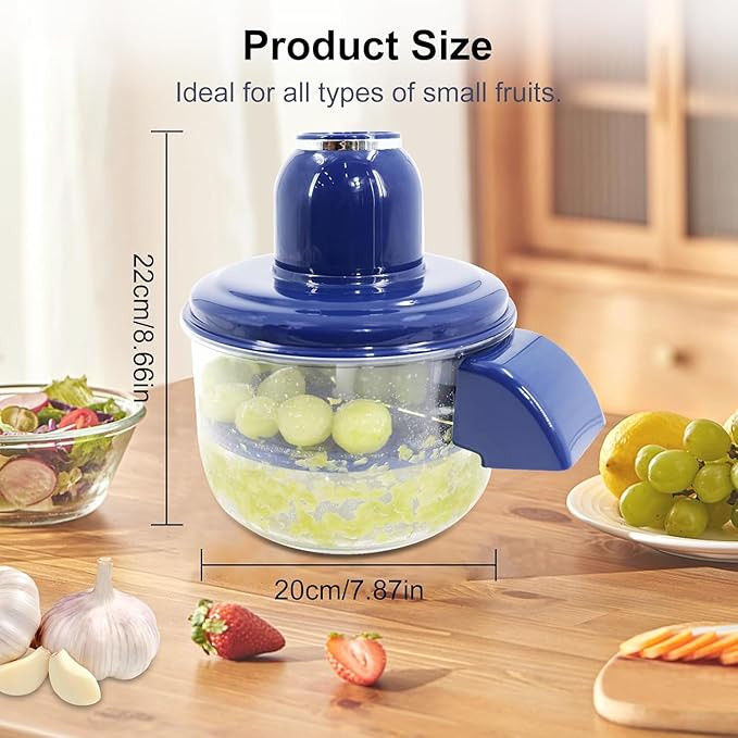 Automatic Garlic &Small Fruit Peeler-Portable Rechargeable Electric Grapes Peeling Machine for Home,Outdoor Picnic,Commercial Kitchen