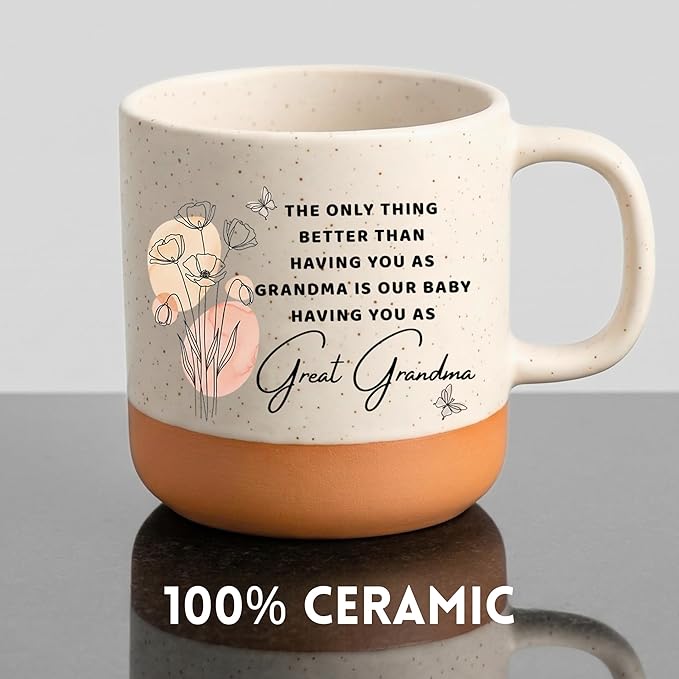 Mothers Day Gifts for Great Grandma, Great Grandma Coffee Mug 13oz, Sentimental Mothers Day Gift for Her, Great Grandmother Gifts
