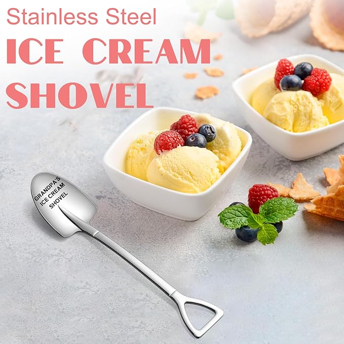 Funny Gifts for Grandpa Birthday Fathers Day Christmas Stocking Stuffers - Grandpa's Ice Cream Shovel