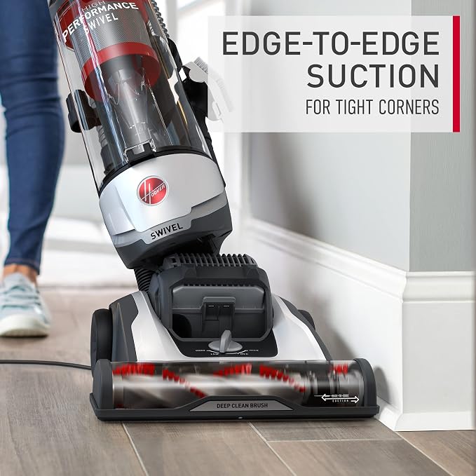 Hoover MaxLife Elite Swivel Vacuum, Bagless Upright Vacuum | HEPA Media Filtration, MAXLife System, WindTunnel Technology, Corded Vacuums for Home Use