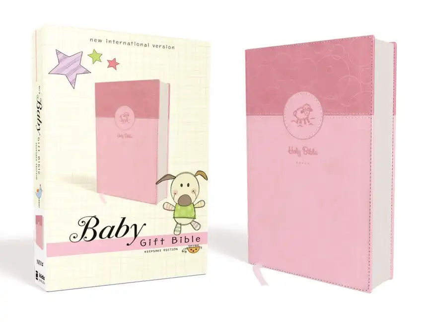 Niv, Baby Gift Bible, Holy Bible, Leathersoft, Pink, Red Letter, Comfort Print: Keepsake Edition - Leather