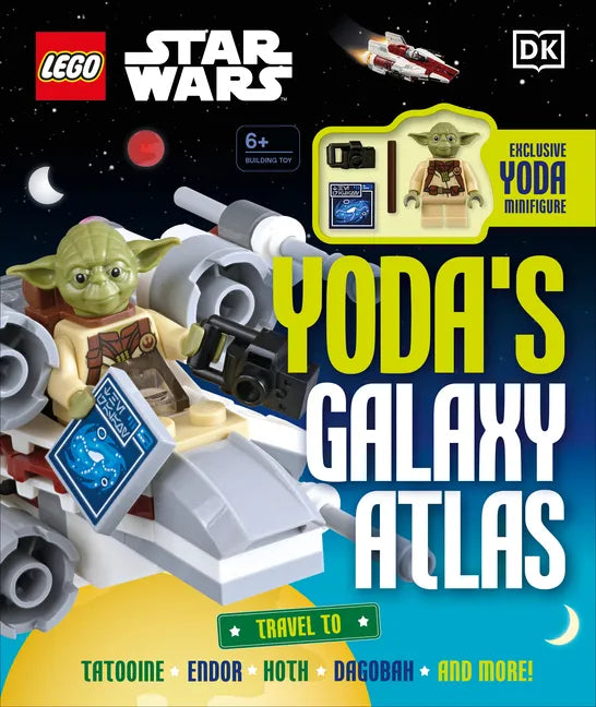 Lego Star Wars Yoda's Galaxy Atlas: With Exclusive Yoda Lego Minifigure - Hardcover