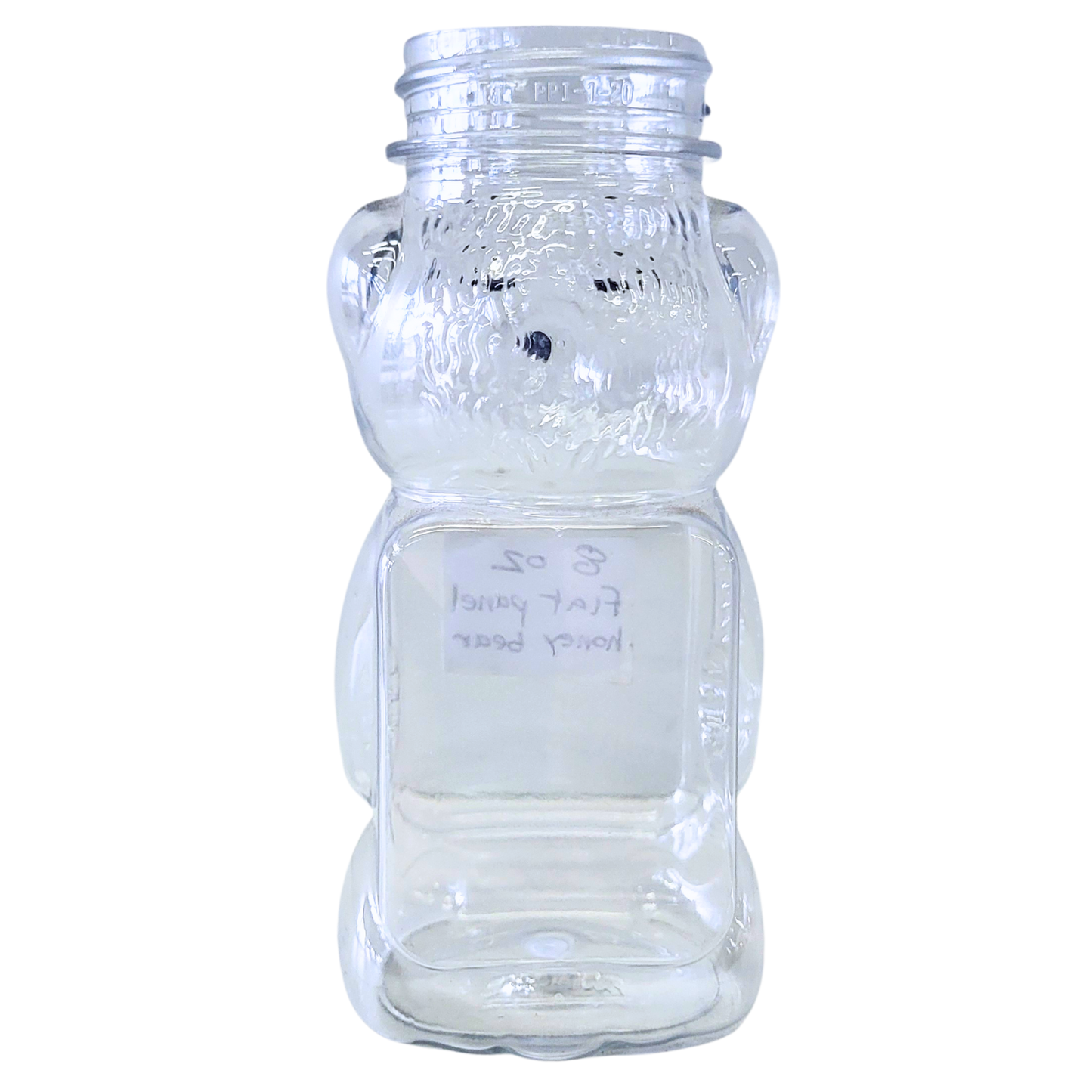 8 oz Plastic Flat Panel Honey Bears