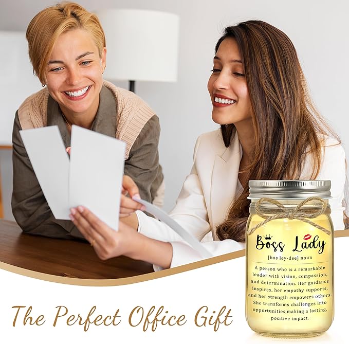 Boss Lady Gifts for Women, Boss Gifts for Women Boss's Day Thank You Appreciation Gift Christmas Birthday Present for Bosses Female