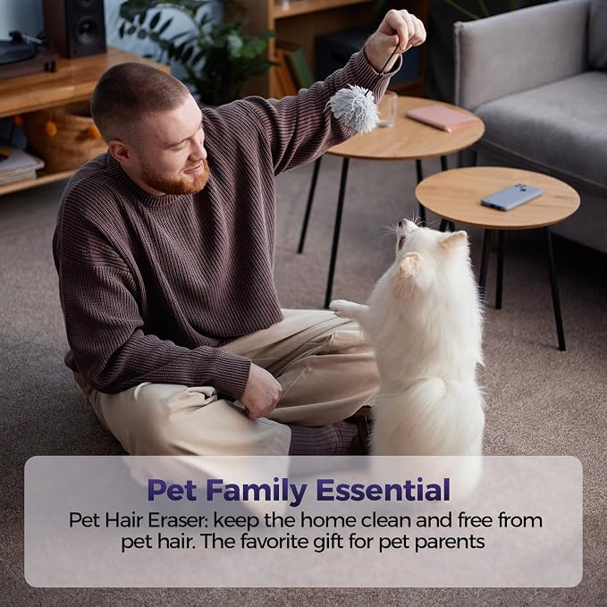Pet Hair Handheld Vacuum Cordless: 20000PA Rechargeable Car Vacuum Cleaner | High Power Vacuum with Motorized Brush and LED Light, Hand Vacuum Cleaner with Reusable Filter for Car, Home, Office & Pet