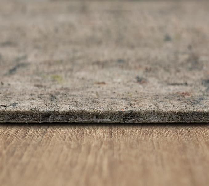 Mohawk Home Non Slip Rug Pad 2' 6" x 9' 6"- 1/4" Thick Felt + Latex Rubber Gripper - Dual Surface Cushion for Hardwood, Carpet, Tile Floors, Made in USA