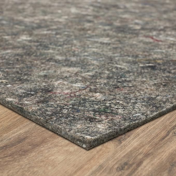 Mohawk Home Non Slip Rug Pad 9' x 13' - 1/2" Thick Felt + Latex Rubber Gripper - Dual Surface Cushion for Hardwood, Carpet, Tile Floors, Made in USA