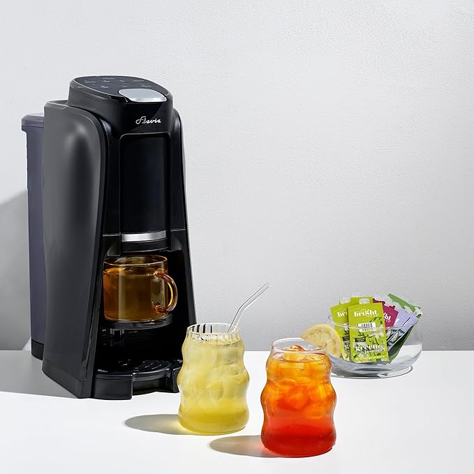 Flavia Aroma Brewer Bundle with 84 Freshpacks and 1 Merchandiser - Coffee Machine, Makes Coffee, Lattes, Tea, and other Hot or Iced Beverages, Multiple Brew Sizes, Black, Works ONLY with Freshpacks