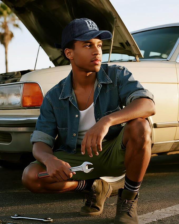 Cotton Baseball Cap Adjustable Mens Gifts Ideas for Birthday