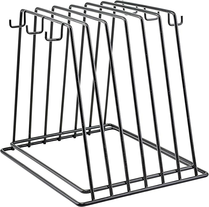 Winco 6-Slot Cutting Board Rack, Vinyl Coated Medium
