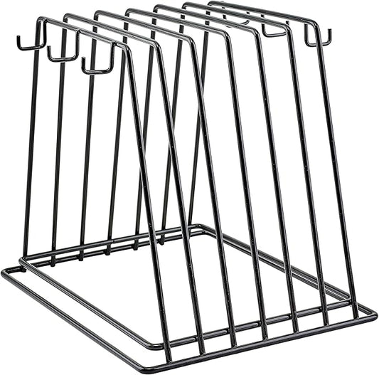 Winco 6-Slot Cutting Board Rack, Vinyl Coated Medium