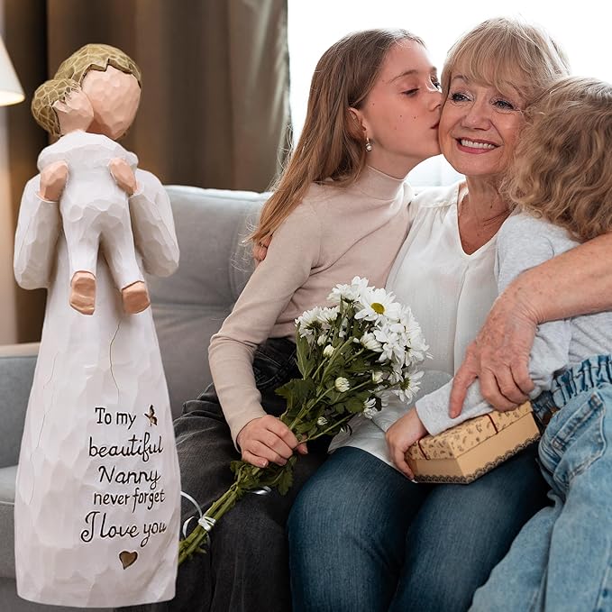 Nanny Gifts for Grandma, Gifts for Nanny, Gift from Grandkids, Sculpted Hand-Painted Figurine