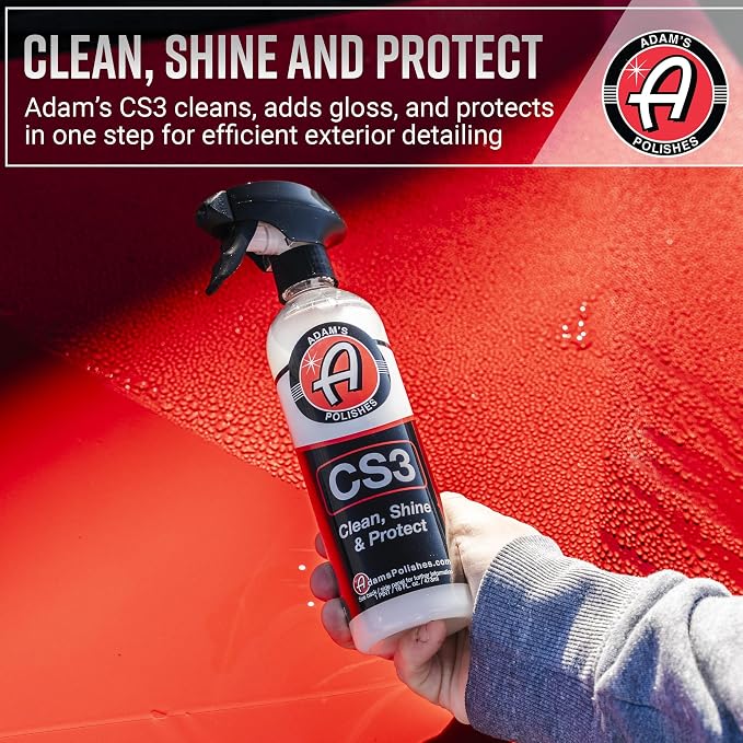 Adam's Essential Car Wash Kit (17-Item) - Auto Detailing Car Care Cleaning Kit with Foam Gun & Bucket Car & Truck Lovers, Dads, Moms and DIYers