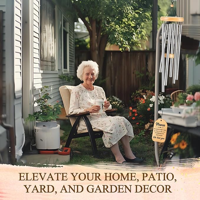 Nana Gifts, Nana Mothers Day Birthday Gifts, Nana Wind Chimes, Best Nanas Gift Ideas, Christmas Idea for Grandma, Granny