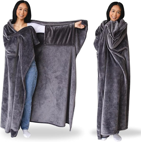 Super Blanky Wearable Blankets for Women, Adult Wearable Blanket Men, Mother's Day Gifts for Her, Wife Birthday Gift Ideas