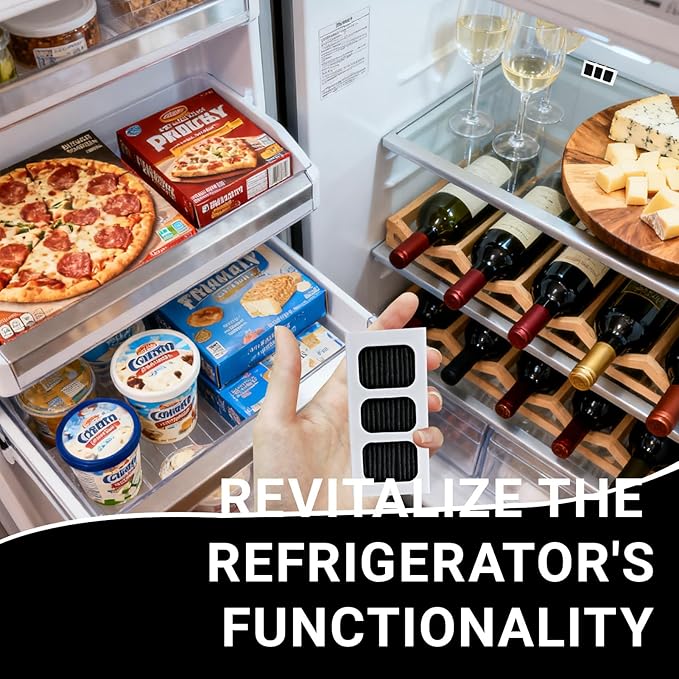 Air Filter for Frigidaire Refrigerator Compatible with Frigidaire PAULTRA2, Home Kitchen Use Air Purification for Refrigerator Water Dispenser, for Families with Kids Seniors Households (10)