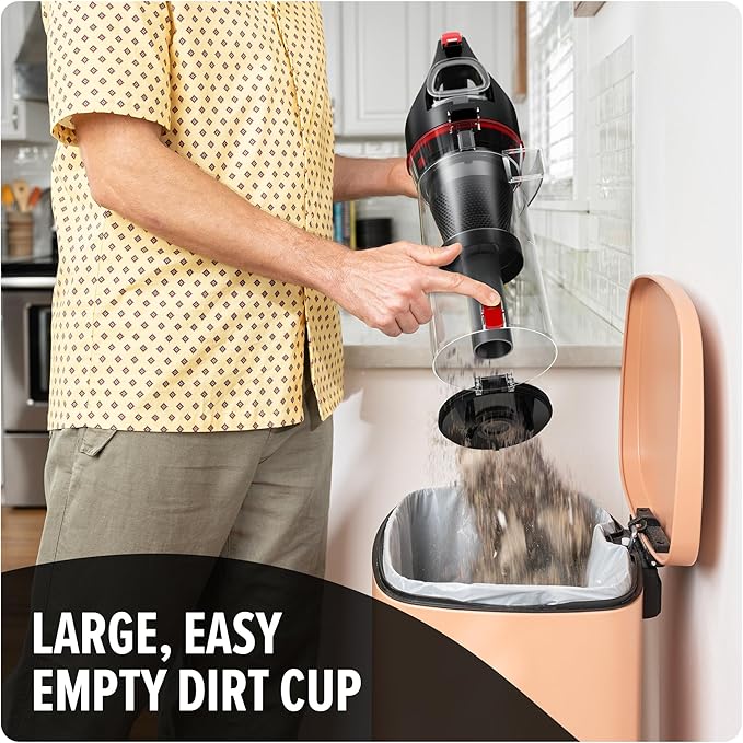 Dirt Devil Multi-Surface Total Pet+ Upright Bagless Vacuum Cleaner | Ideal for Carpet and Hard Floor, Includes Pet Tool Kit, Powerful, Lightweight, Corded Vacuum Cleaners for Home Use
