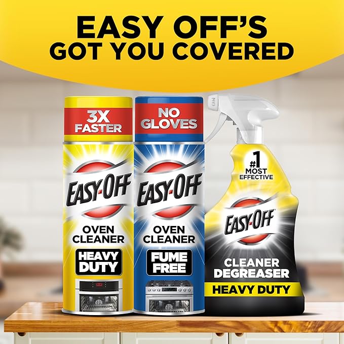 Easy-Off Heavy Duty Oven Cleaner, Regular Scent 87 oz (6 Cans x 14.5 oz)