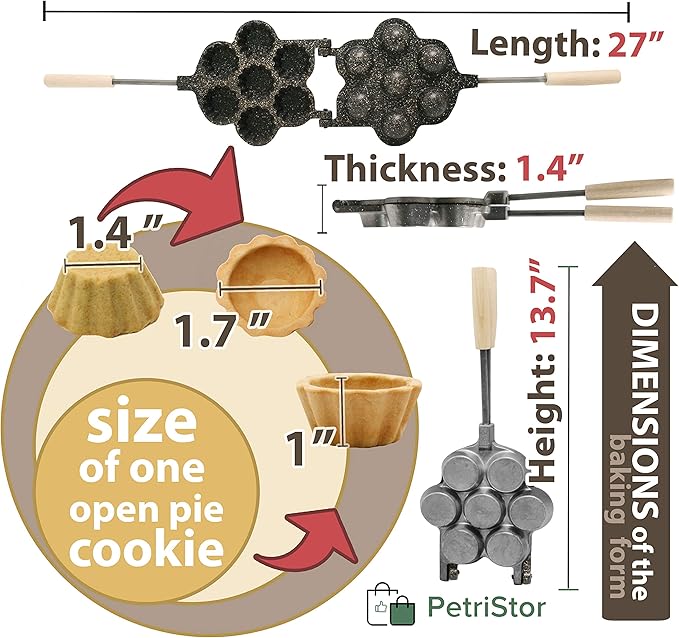 Mini Muffins Open Pies Cookie Maker Non-stick coating granite stone Cookies Pastry