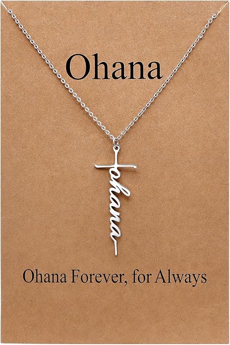 Lcherry Faith Cross Pendant Necklace for Women Religious Christian Jewelry Mother's Day Gifts for Women
