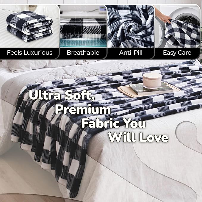 Super Blanky Wearable Blankets for Women, Adult Wearable Blanket Men, Mother's Day Gifts for Her, Wife Birthday Gift Ideas