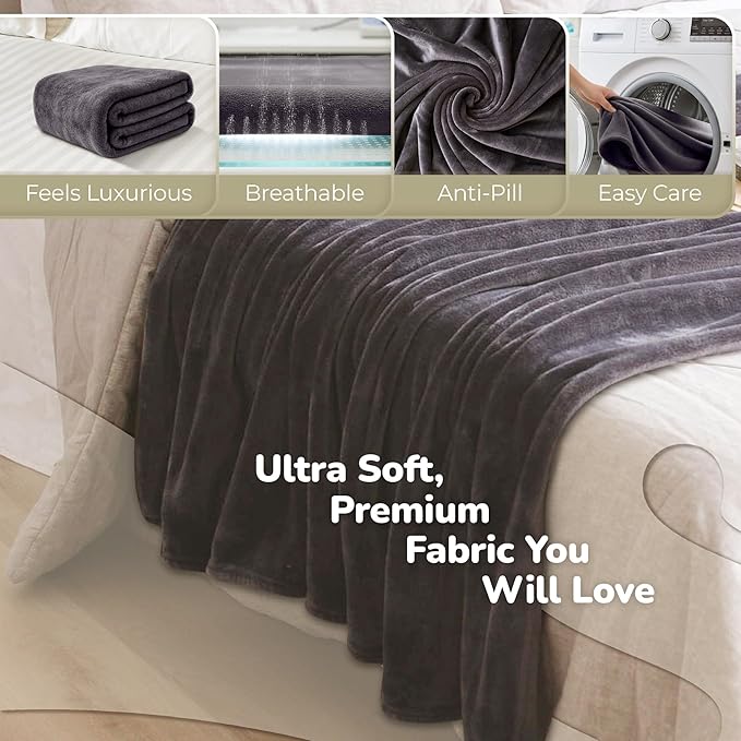 Super Blanky Wearable Blankets for Women, Adult Wearable Blanket Men, Mother's Day Gifts for Her, Wife Birthday Gift Ideas