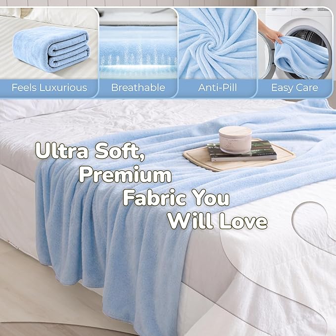 Super Blanky Wearable Blankets for Women, Adult Wearable Blanket Men, Mother's Day Gifts for Her, Wife Birthday Gift Ideas