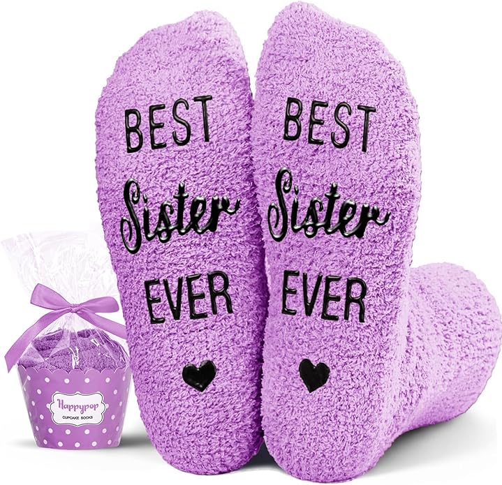 HAPPYPOP Mothers Day Socks - Sisters Aunt Gifts, Gifts for Sister Daughter Mother in Law