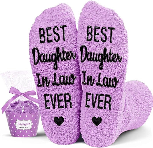 HAPPYPOP Mothers Day Socks - Sisters Aunt Gifts, Gifts for Sister Daughter Mother in Law