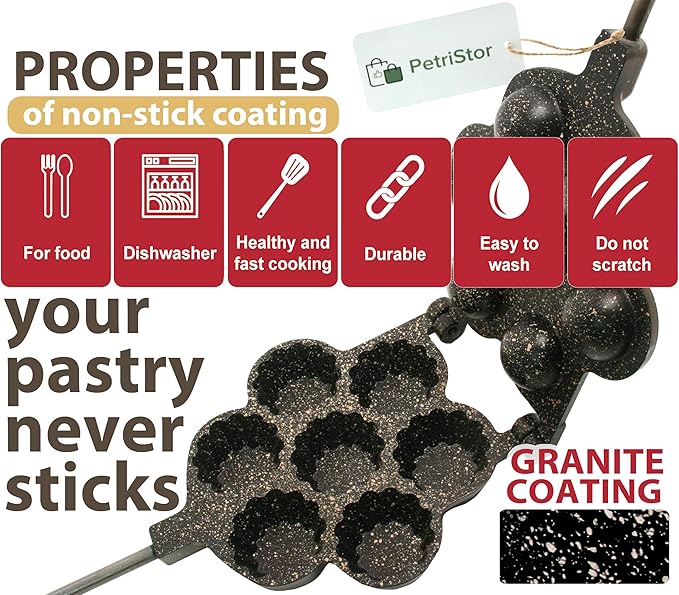 Mini Muffins Open Pies Cookie Maker Non-stick coating granite stone Cookies Pastry