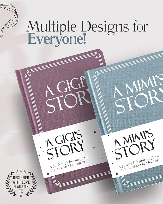 Mimi's Life Story Journal (Hardcover): A Meaningful Keepsake for Mimi to Share Her Journey & Memories, Book Includes 250+ Prompt Questions, Sentimental Gift for Mother's Day, Birthday, Christmas