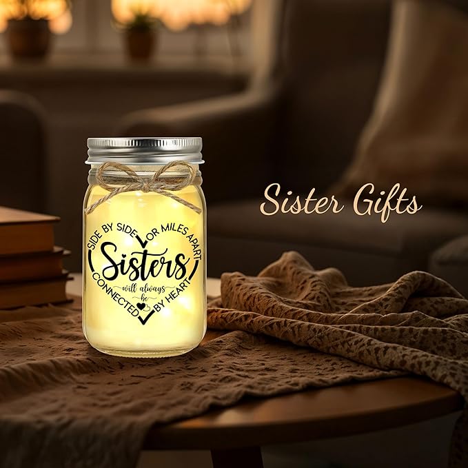Sister Birthday Gifts, Mothers Day Gifts for Sister Christmas Valentines Day Sisters Sis Gift