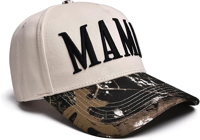 Womens Trucker Hat - with Mommin Embroidery Ponytail Fit - Mothers Day Great Gifts for Mom Wife Stepmom