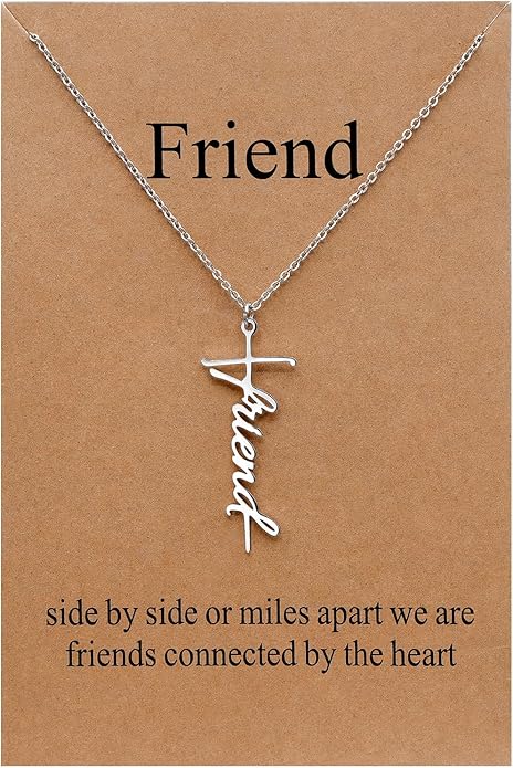 Lcherry Faith Cross Pendant Necklace for Women Religious Christian Jewelry Mother's Day Gifts for Women