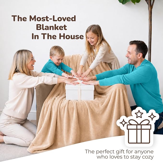 Super Blanky Wearable Blankets for Women, Adult Wearable Blanket Men, Mother's Day Gifts for Her, Wife Birthday Gift Ideas
